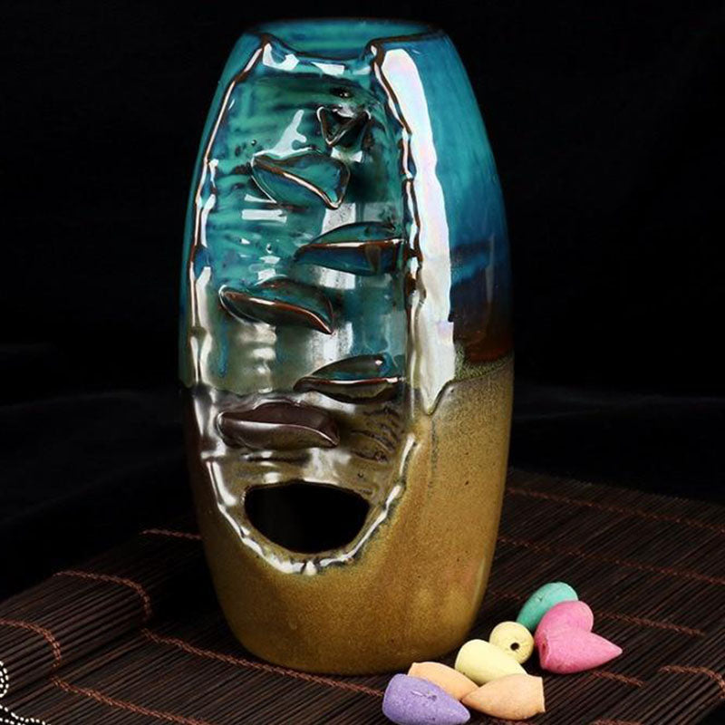 SerenityFlow – Soothing Incense Waterfall with Elegance