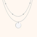 Elegant Double Medallion Necklace – Amélie