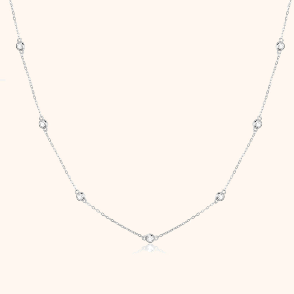 Elegant Elara Zirconia Necklace for a Refined Look