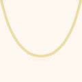 Elegant Flat Necklace - Helena