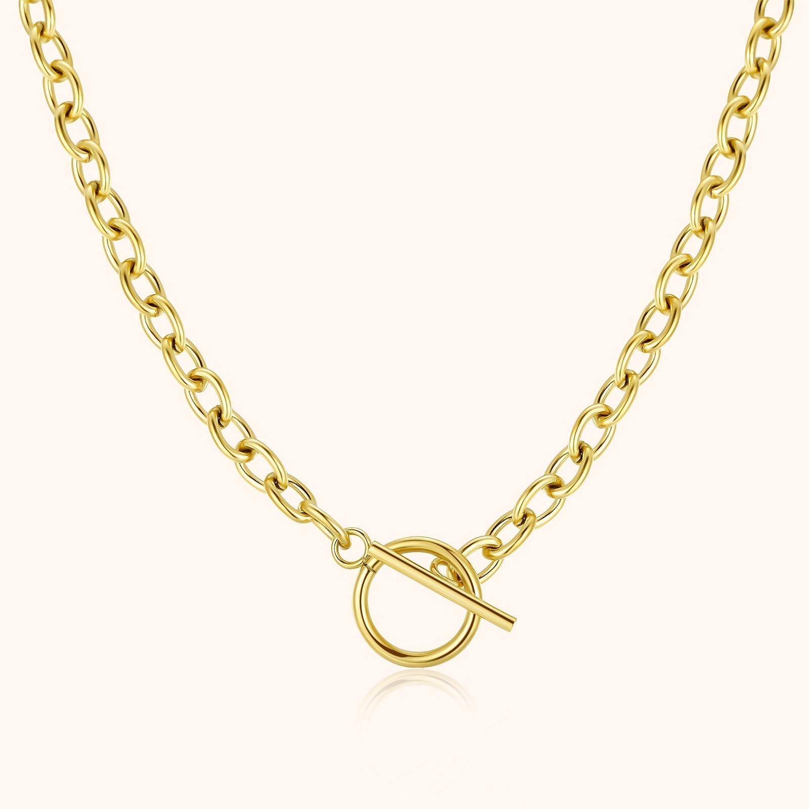 Elegant Geometric Necklace - Noelia