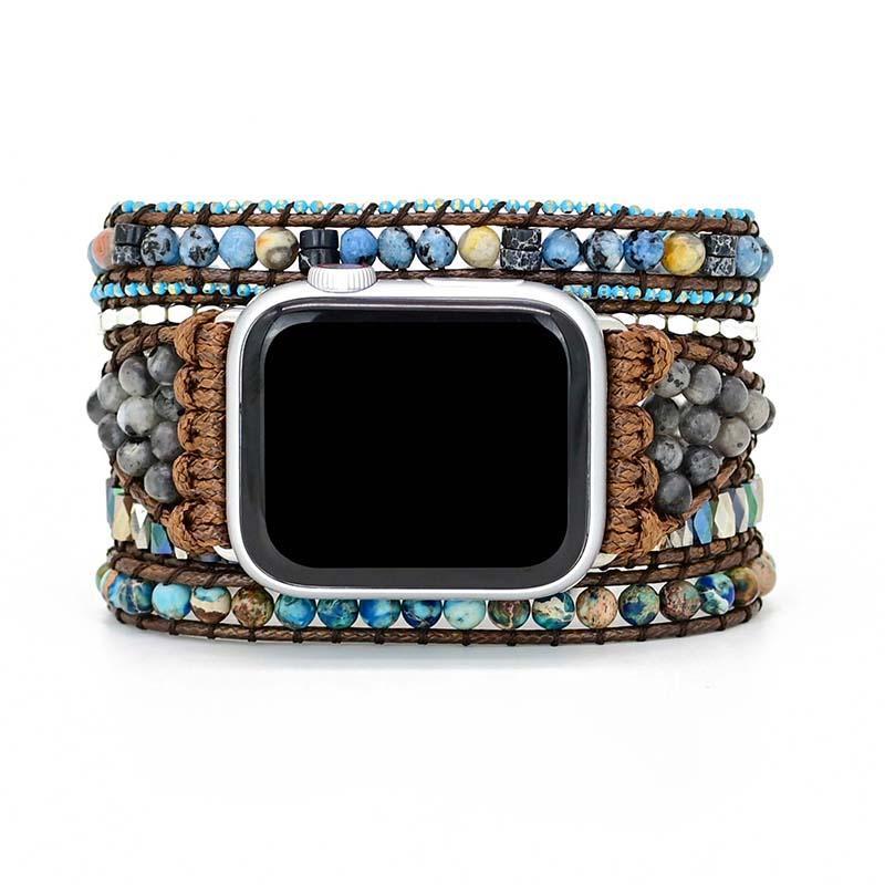 GemStone Band – Luxury Apple Watch Strap Azure