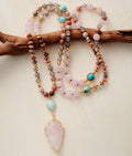 Rose Quartz Harmony Necklace – Protection and Energy