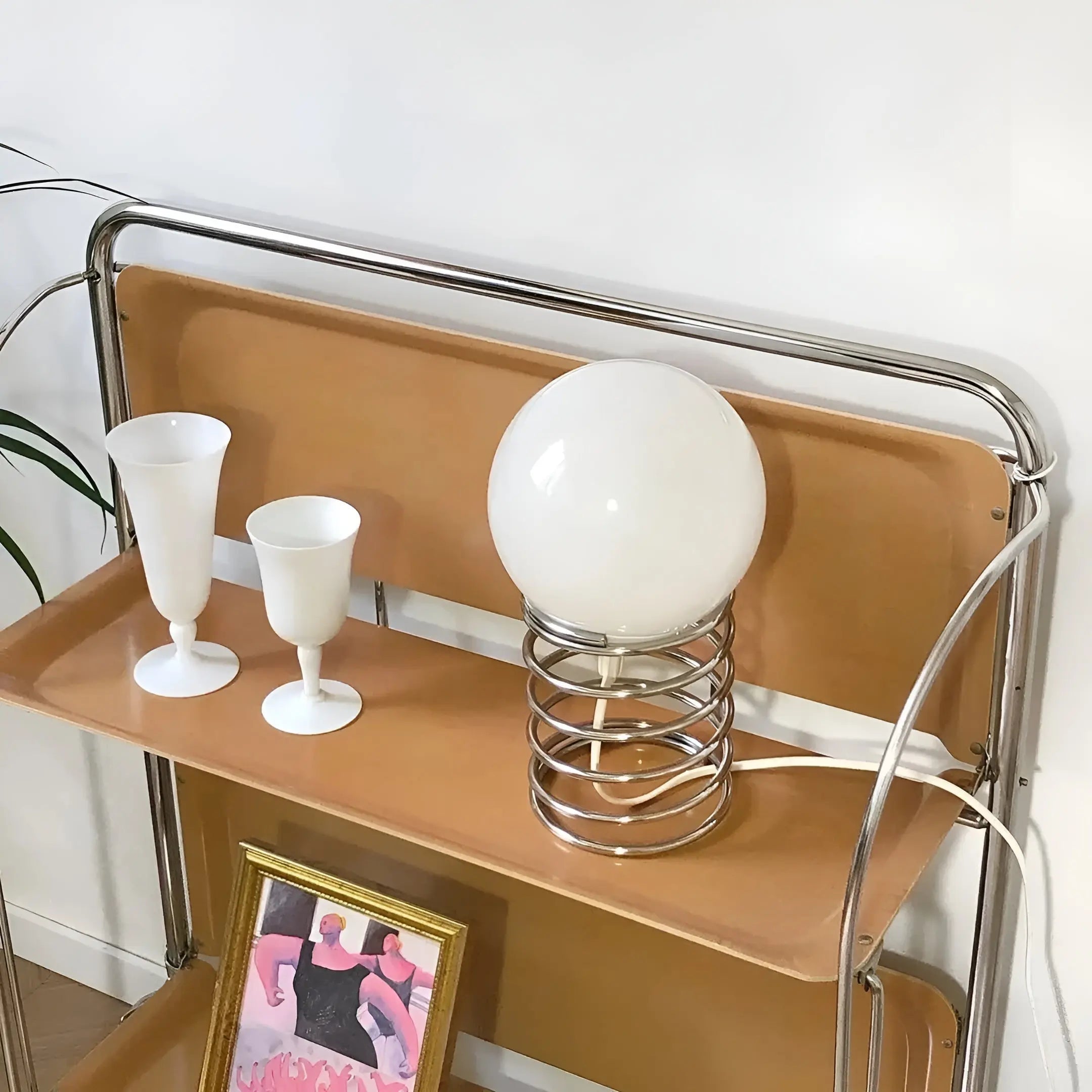 Spring Moon Glow - Elegant Moon Lamp with Adjustable, Celestial Light