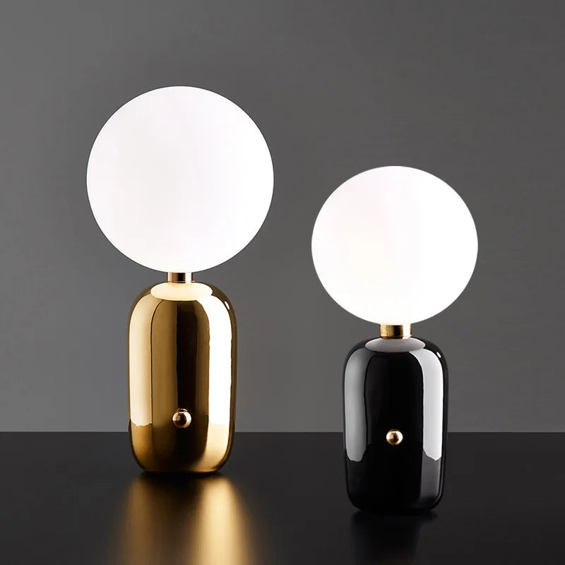 Scandinavian Luxury Table Lamp: WinterGlow Lighting with Style