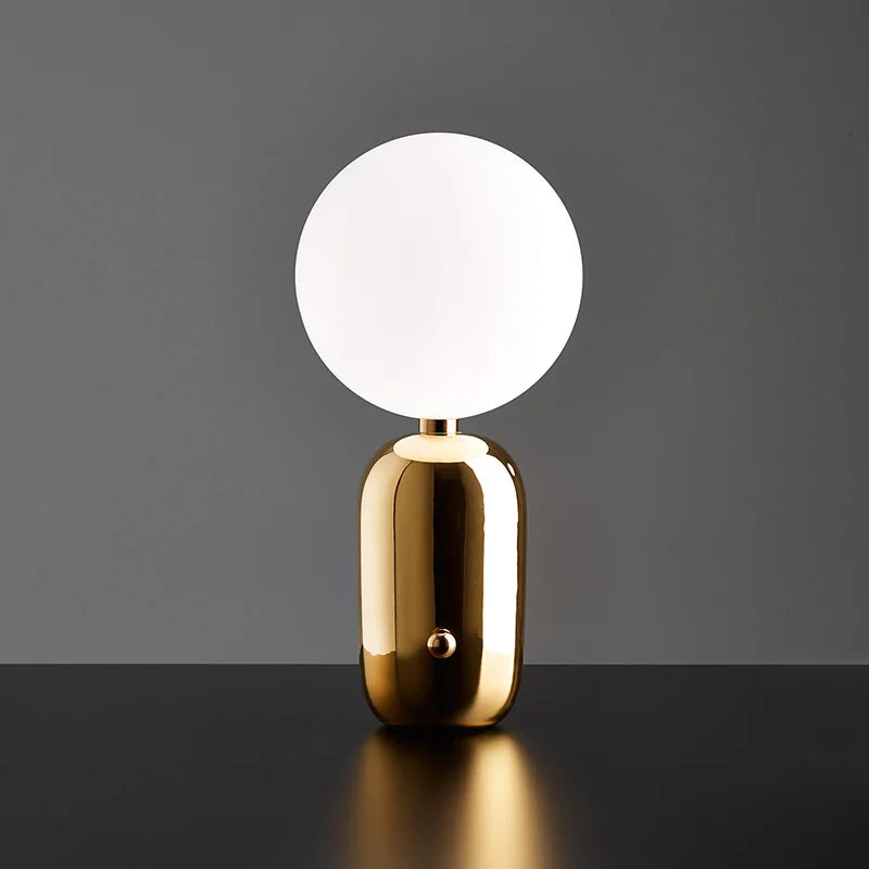 Scandinavian Luxury Table Lamp: WinterGlow Lighting with Style