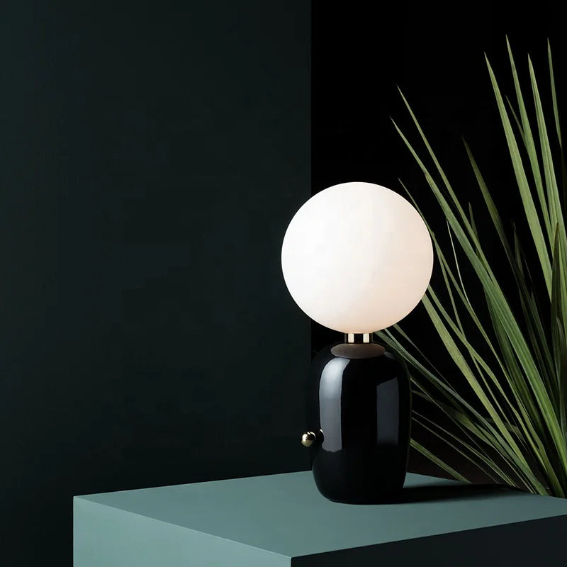 Scandinavian Luxury Table Lamp: WinterGlow Lighting with Style