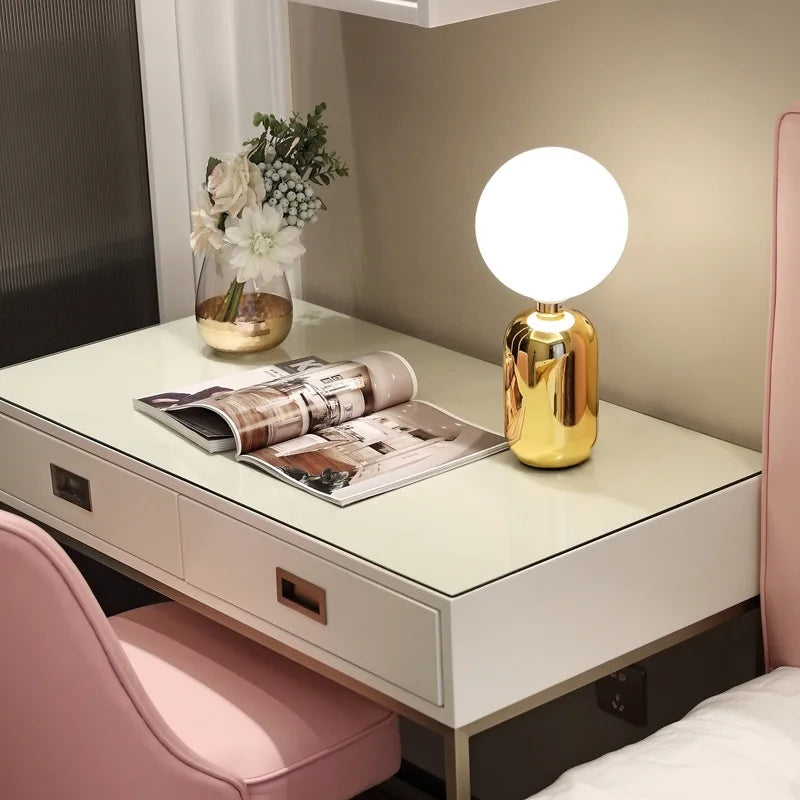 Scandinavian Luxury Table Lamp: WinterGlow Lighting with Style