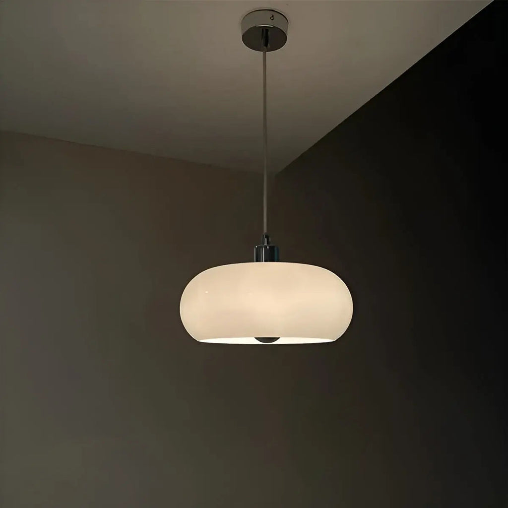 Luxury Retro Glass Pendant - Elegant LED Hanging Lamp