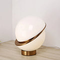 Scandinavian Snow Globe Lamp - Elegant White Sphere