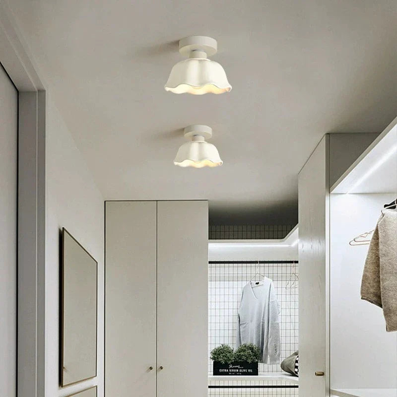 GleamSphere - Elegant Ceramic and Glass Chandelier