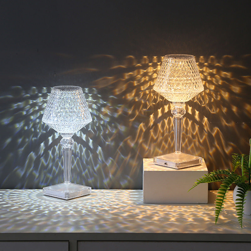 Liesbeth Crystal Lamp - Luxury Table Lamp with USB Charging Function