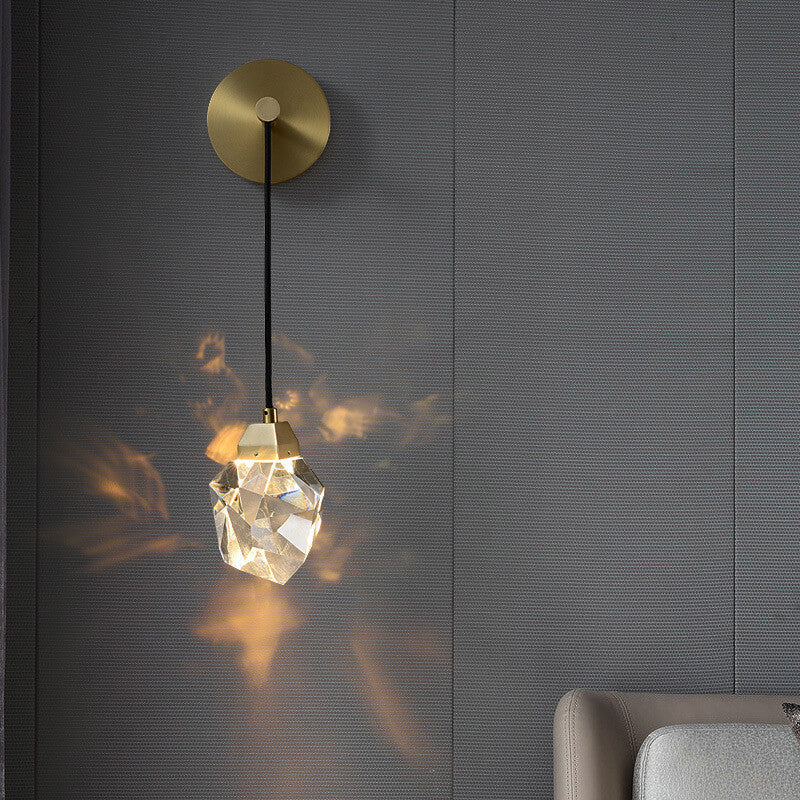 CrystalLux - Elegant Crystal LED Wall Lamp