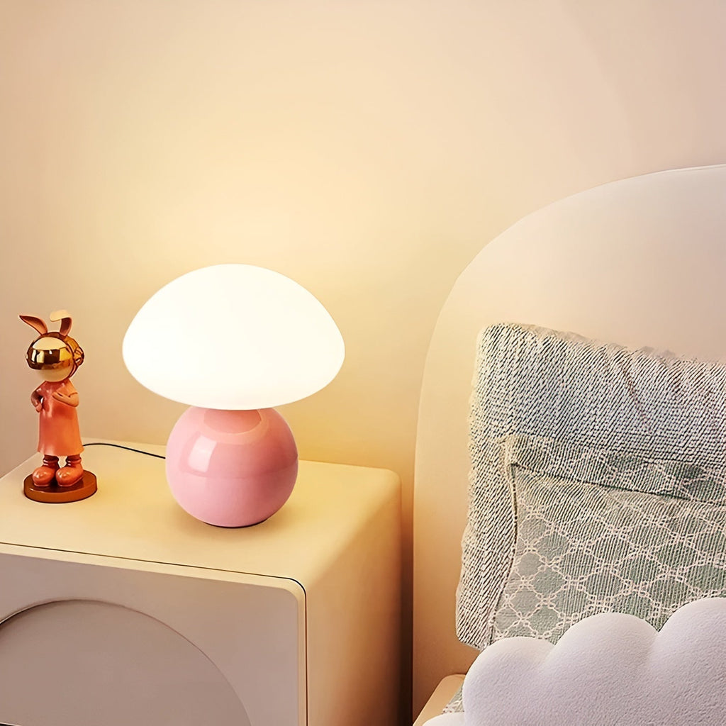 Elegant Mushroom LED Lamp – Warm Light & Luxurious Ambiance