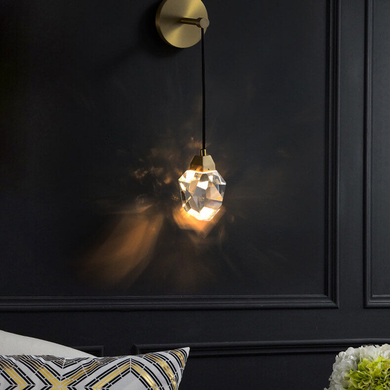 CrystalLux - Elegant Crystal LED Wall Lamp