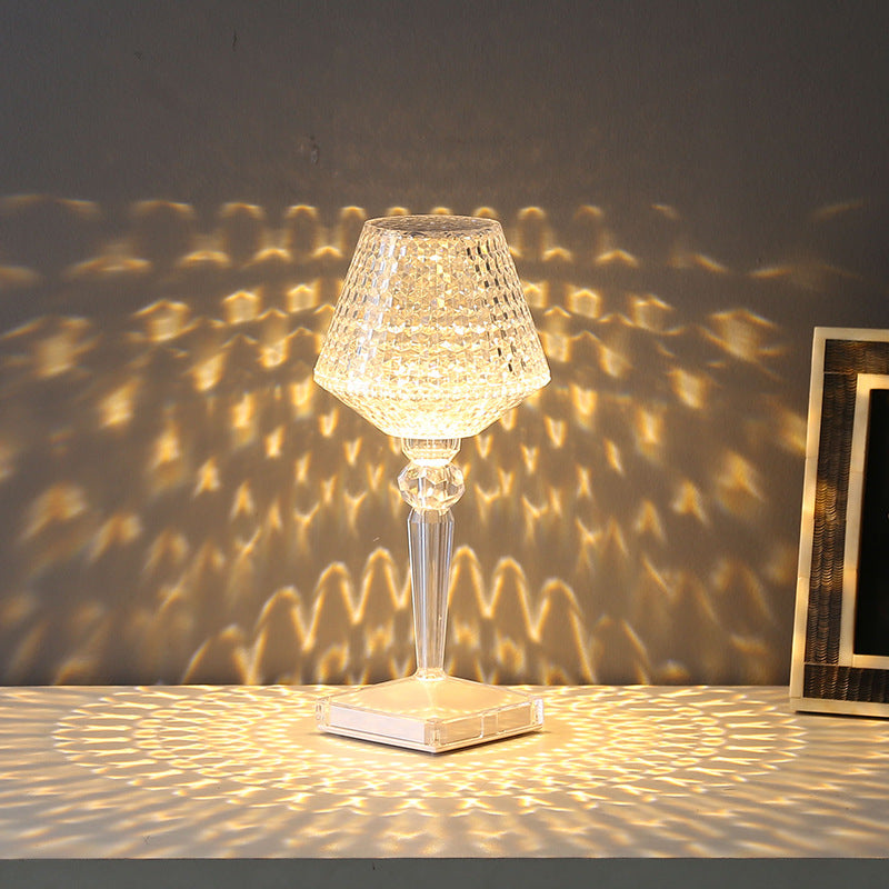 Liesbeth Crystal Lamp - Luxury Table Lamp with USB Charging Function