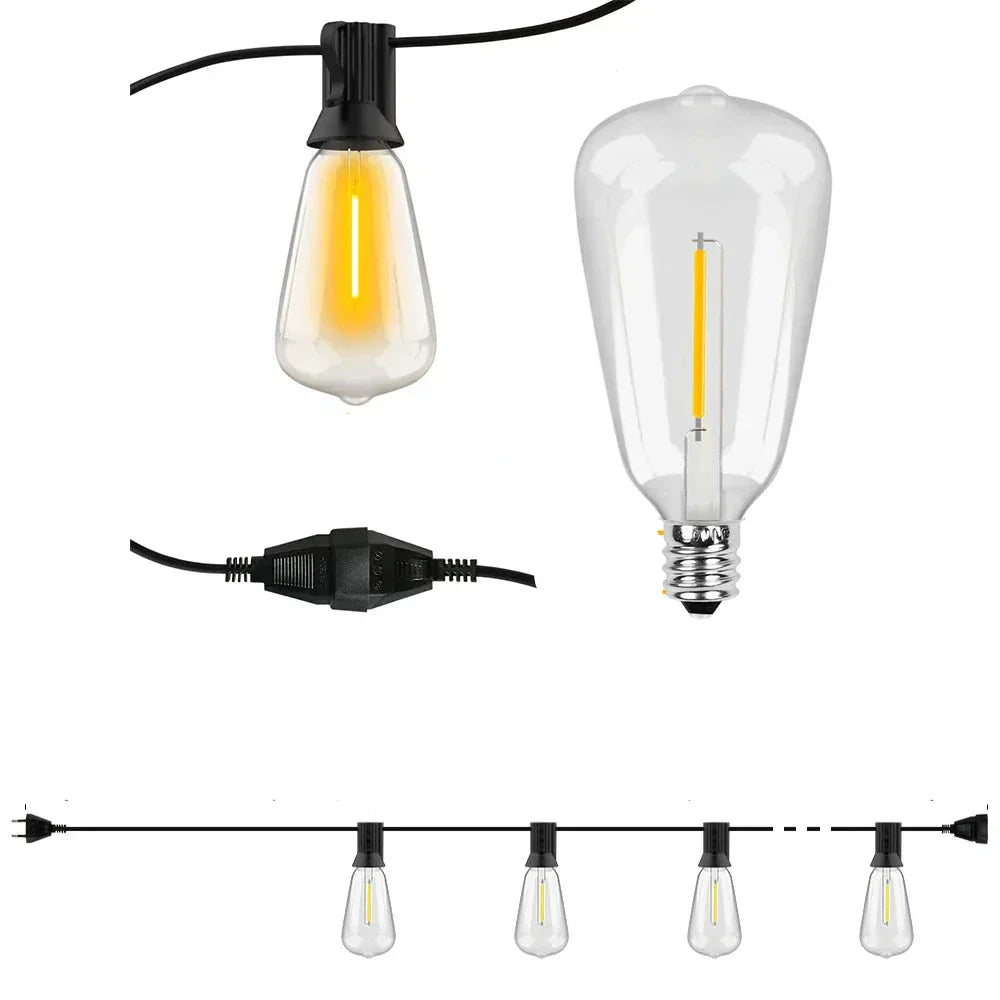 LumiGlow – Durable Outdoor LED String Lights