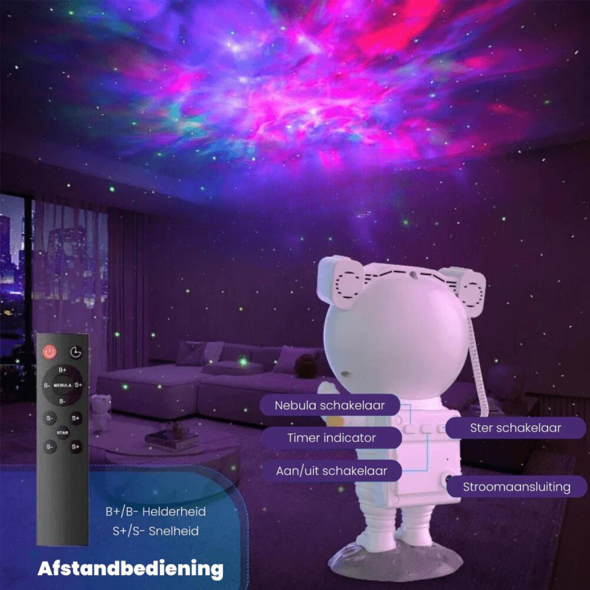 Spacebuddy Galaxy™ - Galaxy Projector