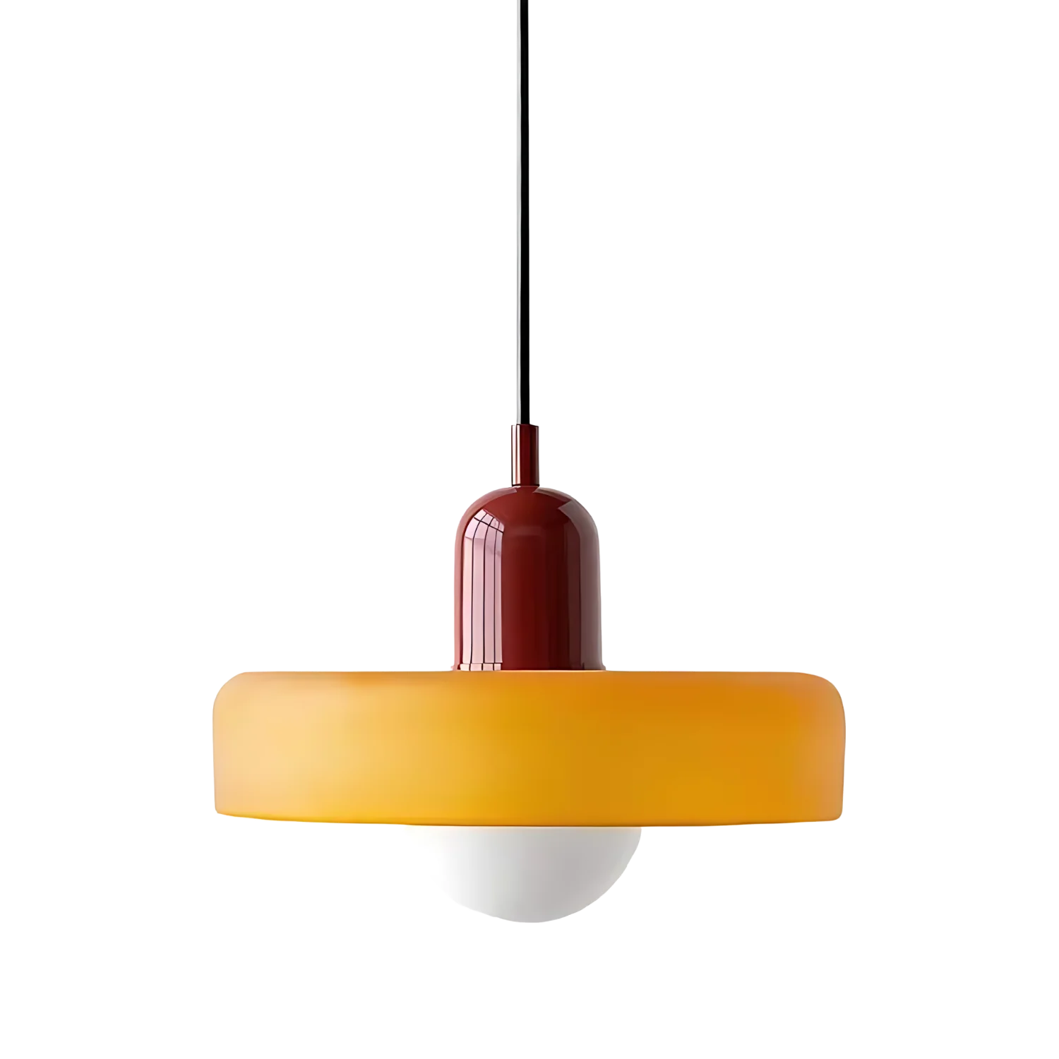 Celeste Élégance - Stylish Metal & Glass Pendant Lamp
