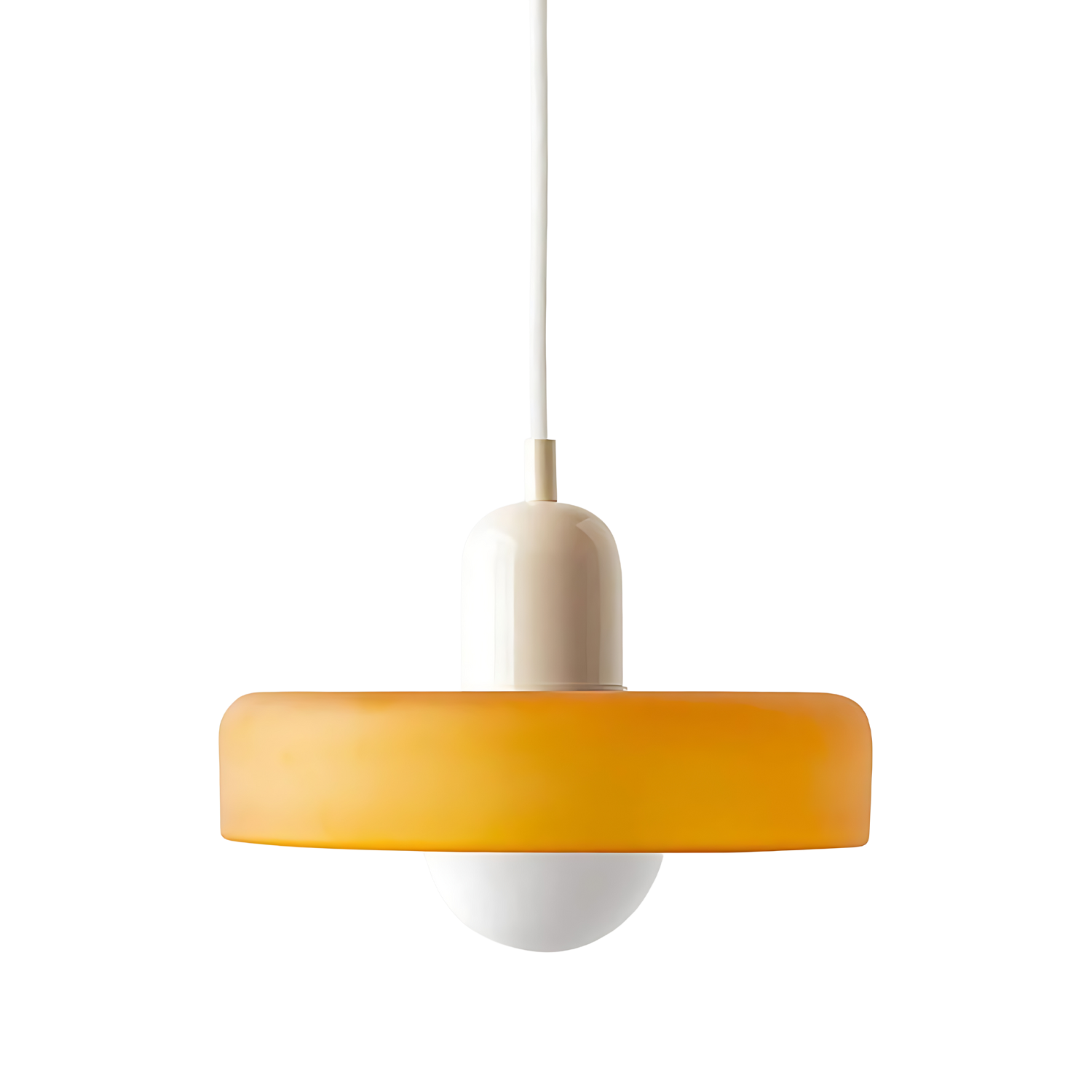 Celeste Élégance - Stylish Metal & Glass Pendant Lamp