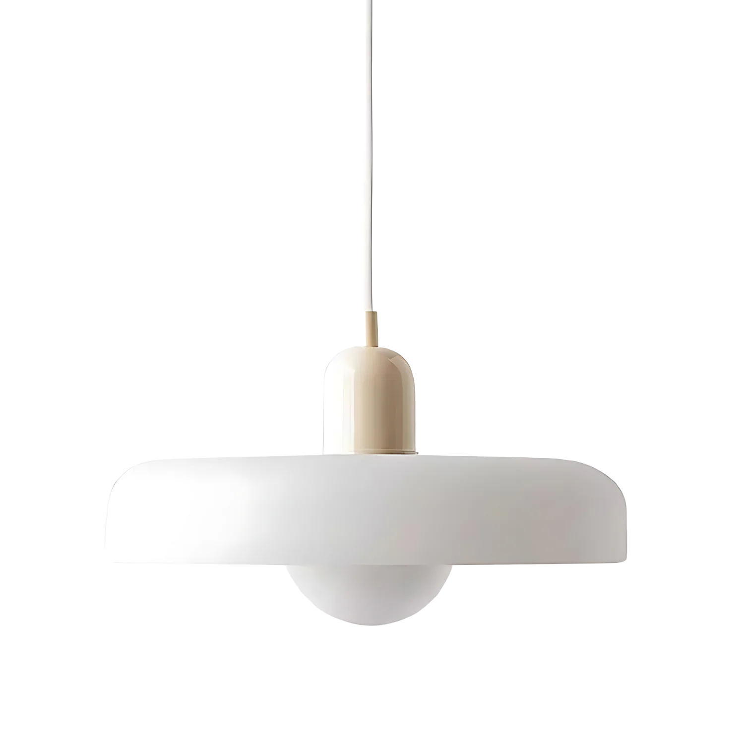 Celeste Élégance - Stylish Metal & Glass Pendant Lamp
