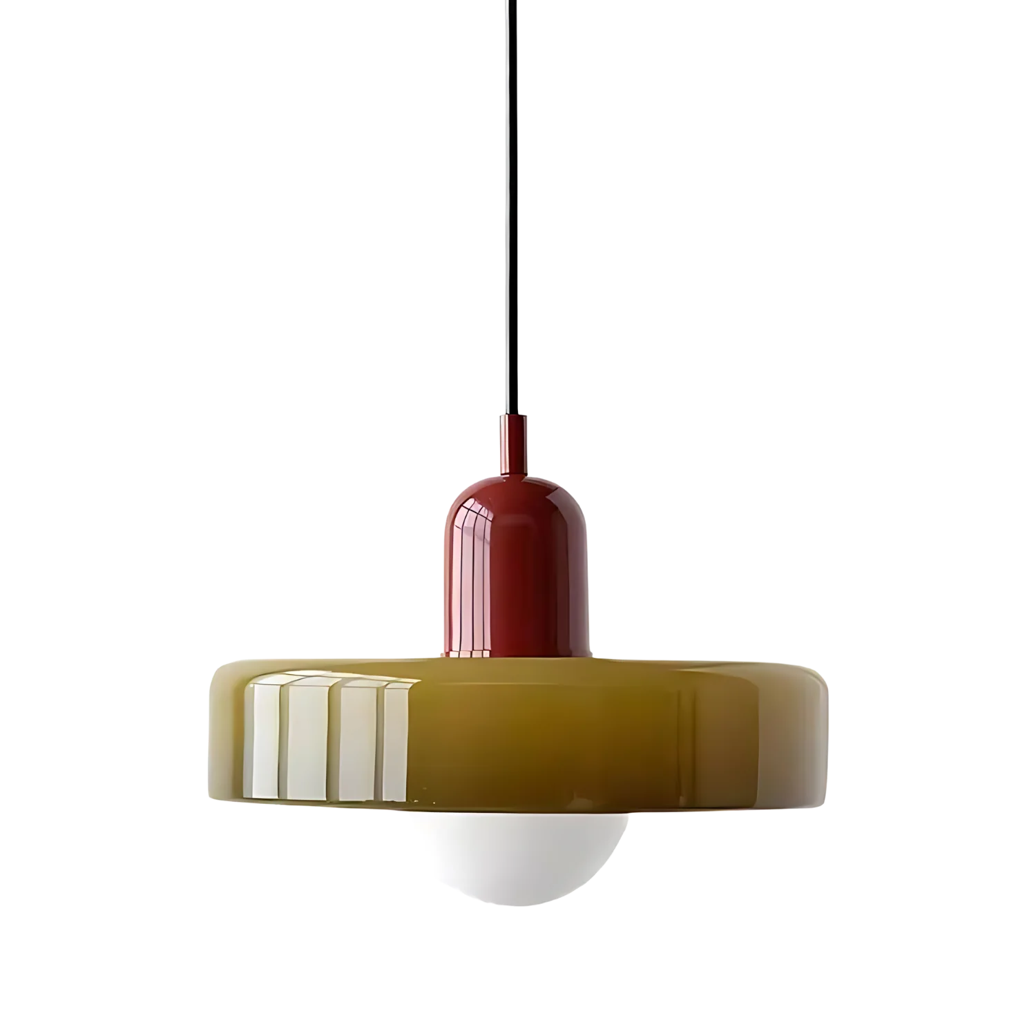 Celeste Élégance - Stylish Metal & Glass Pendant Lamp