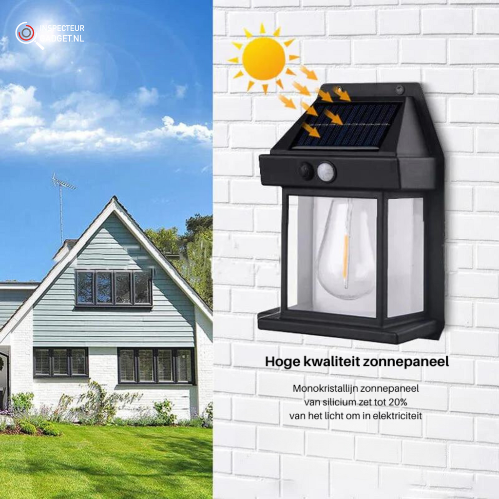 LED Solar Wall Lights Deluxe - Create the perfect ambiance in your garden!