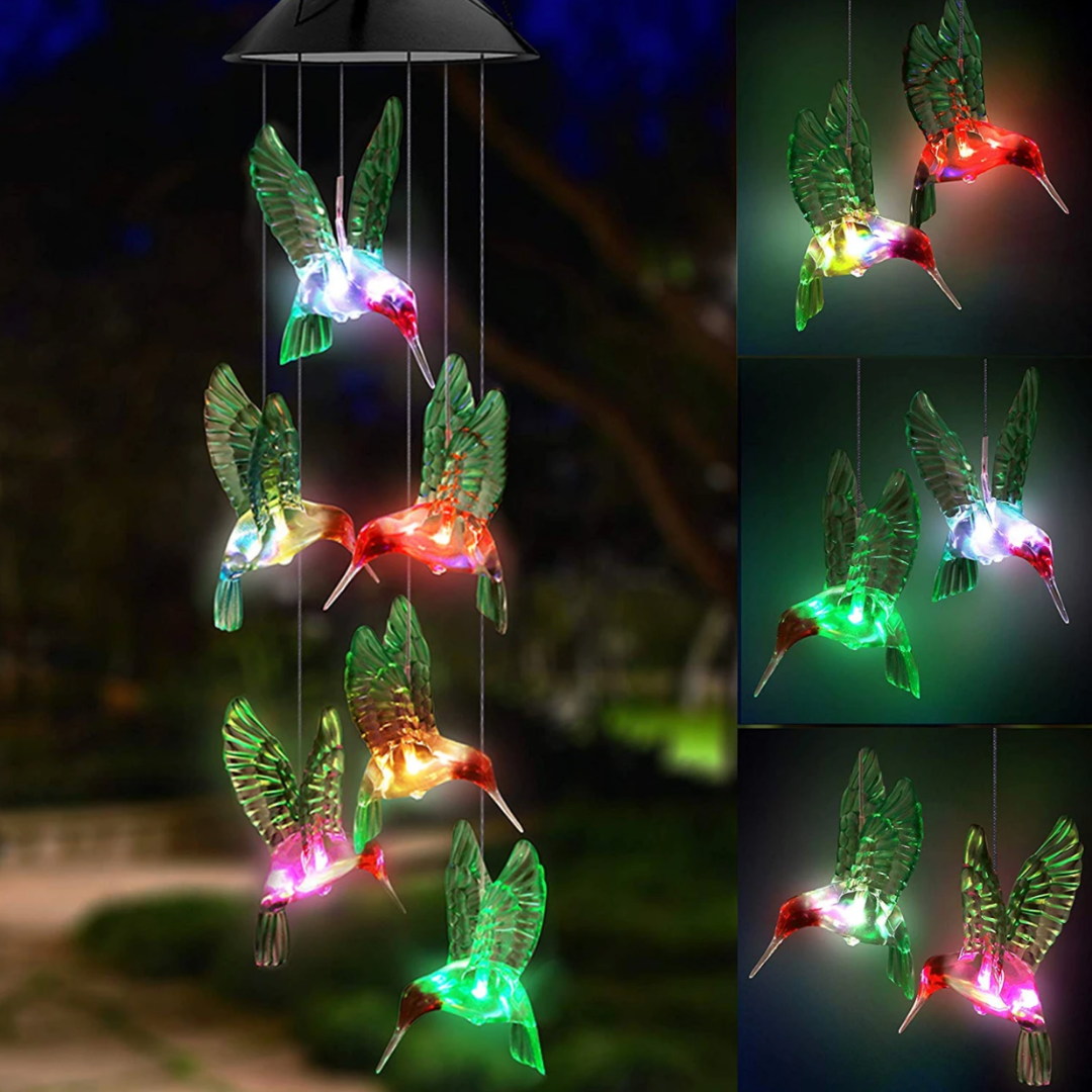 EnchantedGlow - Solar LED Garden Lighting Hummingbird