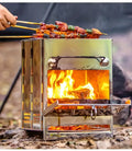 TrailFlame – Stylish Foldable Wood Stove of Stainless Steel