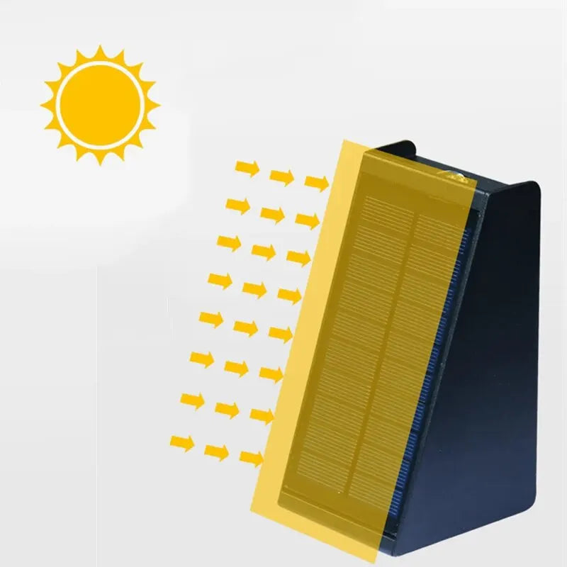 Stijlvolle Zonne-energie Buitenlamp - Weerbestendig en Eenvoudig