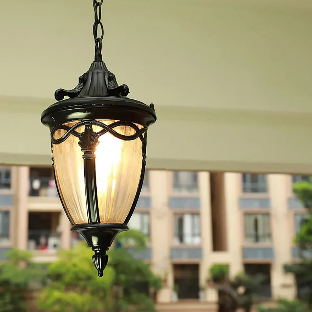 RusticGlow Ceiling Lamp - Retro Elegant Pendant Light for a Warm Ambiance