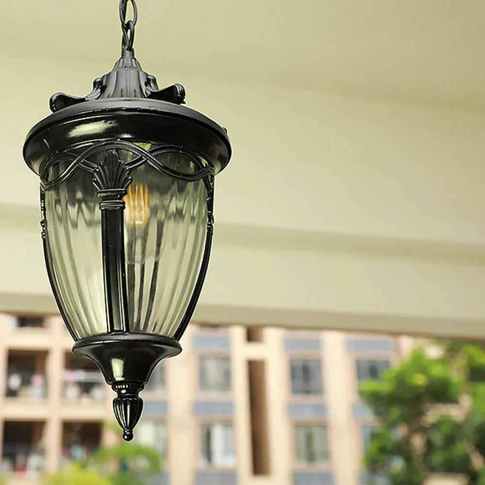 RusticGlow Ceiling Lamp - Retro Elegant Pendant Light for a Warm Ambiance