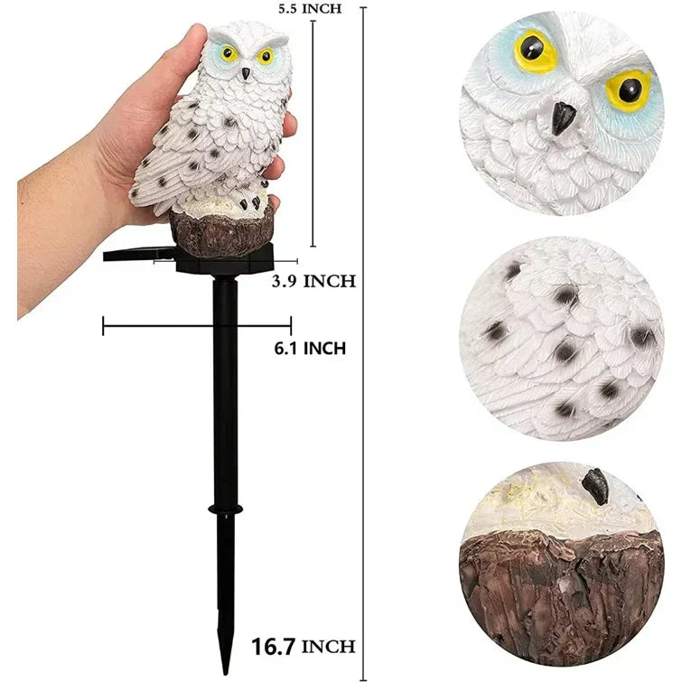 Owlight Garden Lamp - Decorative Solar Lamp for Garden