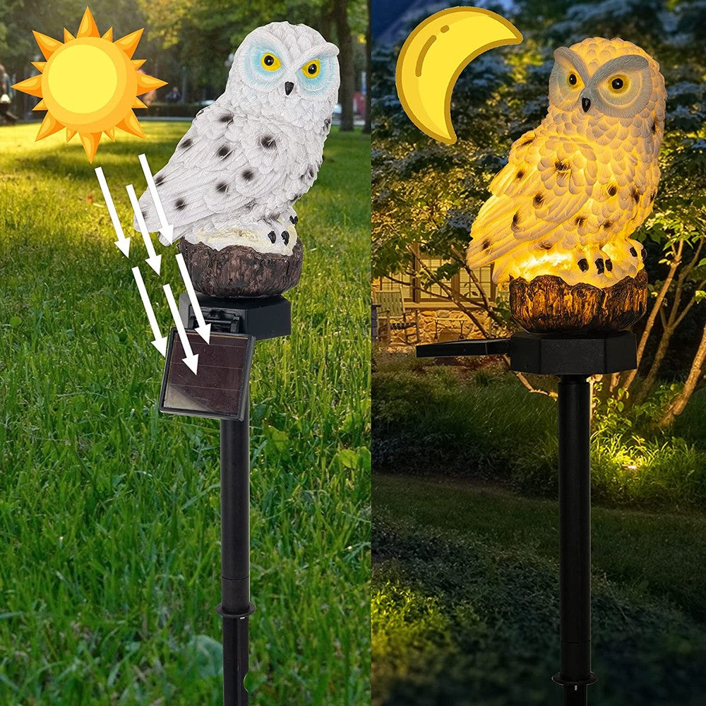 Owlight Garden Lamp - Decorative Solar Lamp for Garden