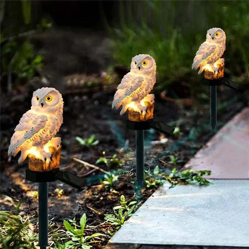Owlight Garden Lamp - Decorative Solar Lamp for Garden