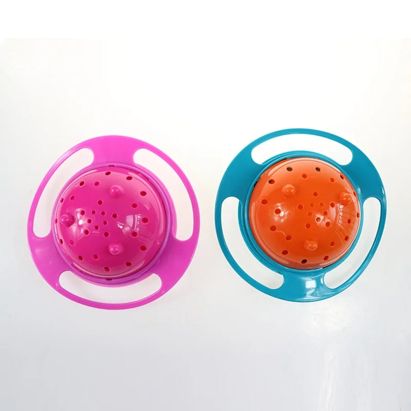 SpinMaster - Tiltable Spill-Proof Gyro Bowl for Snacks