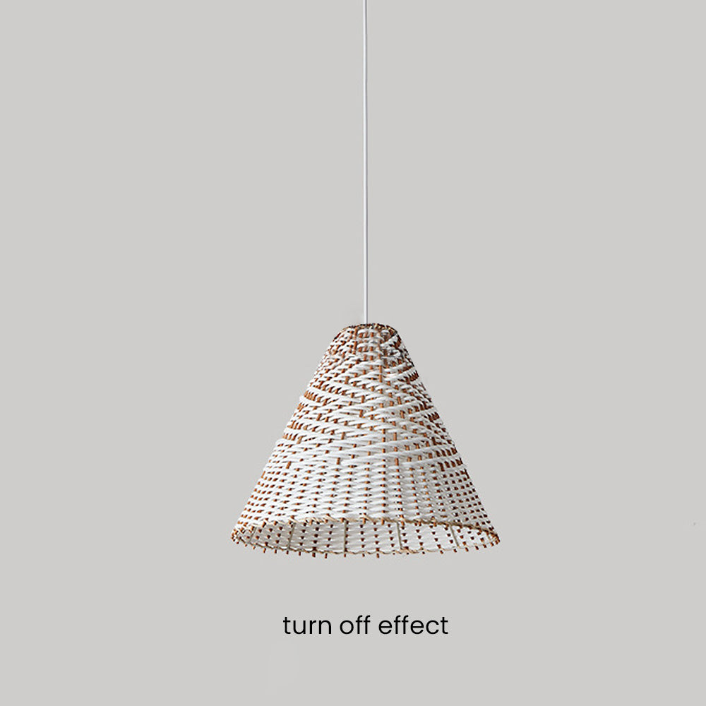 Boho Pendant Lamp - Handmade Rattan Hanging Lamp for Luxury Interiors