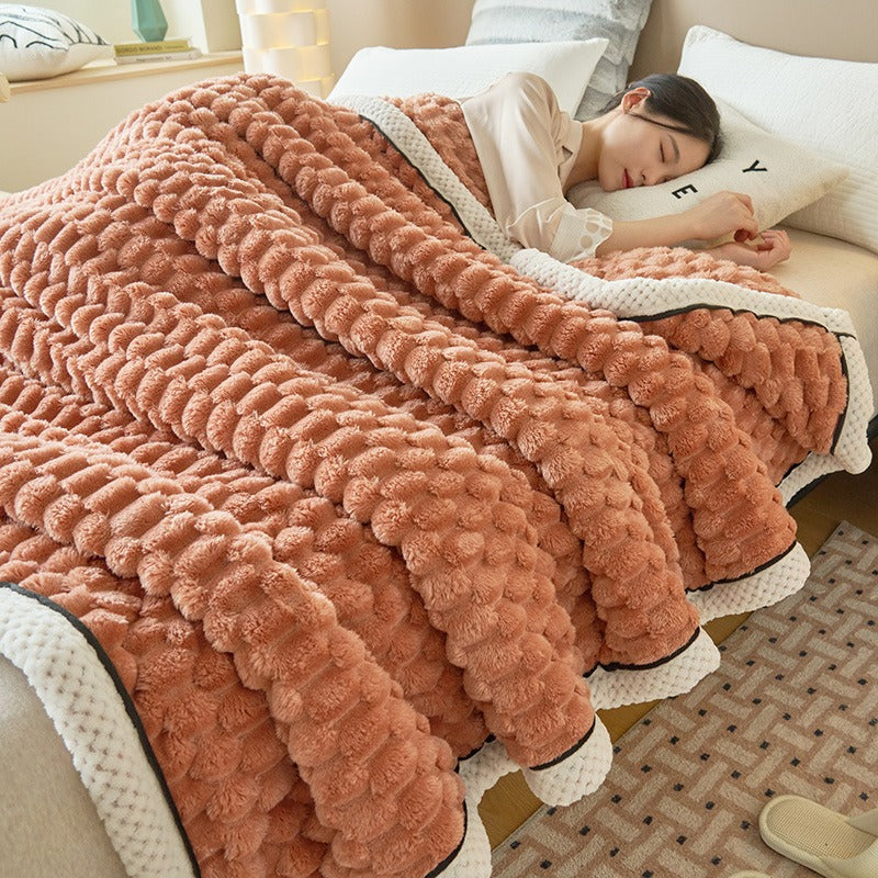 Ultra-Soft Luxury Velour Blanket - Indulge Yourself with Our Luxury Velour Blanket