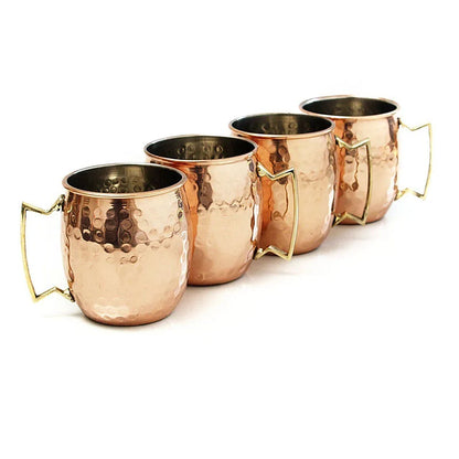 ChillCopper – Set of Hammered Copper Mugs