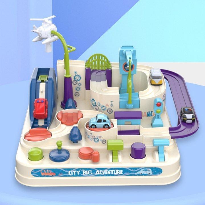 TurboCity - Spectacular Toy Race Track with Curves