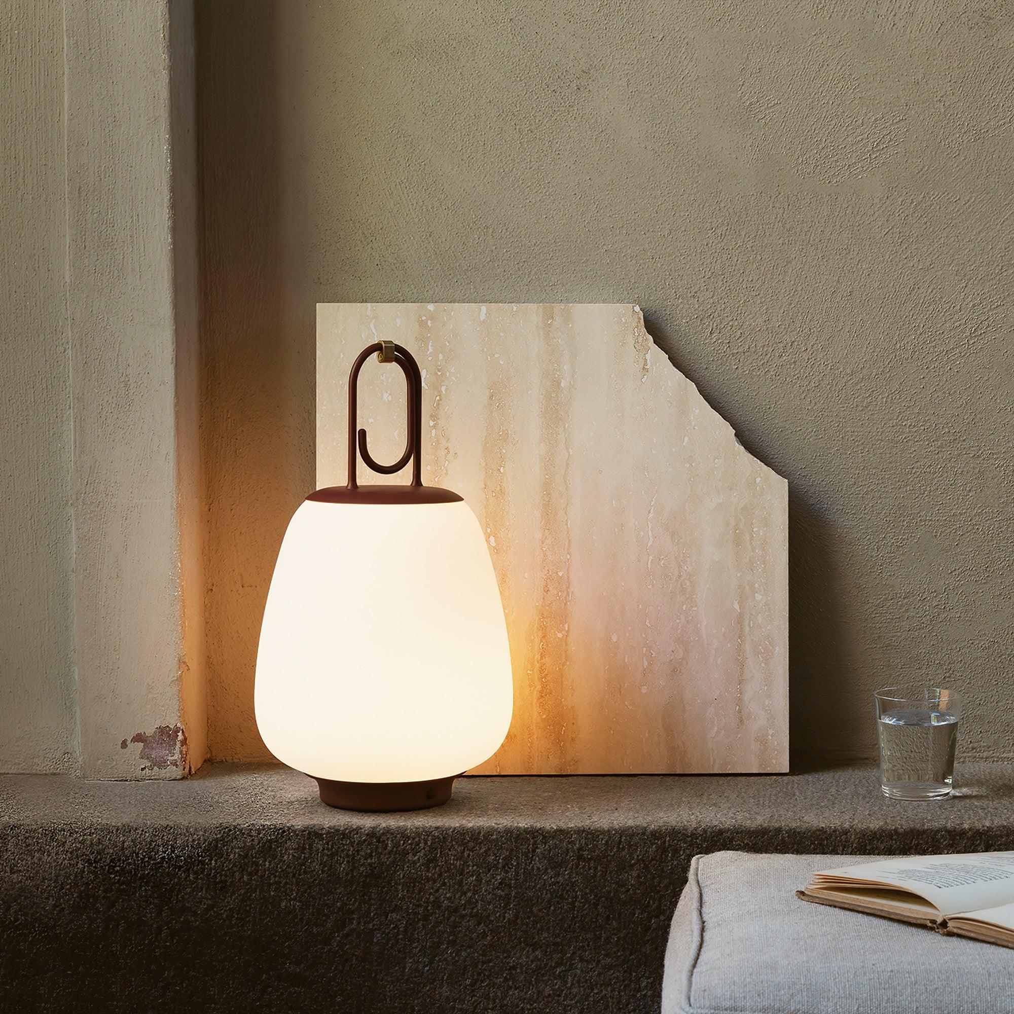 VintageGlow Lantern - Wireless Table Lamp with Luxury Design