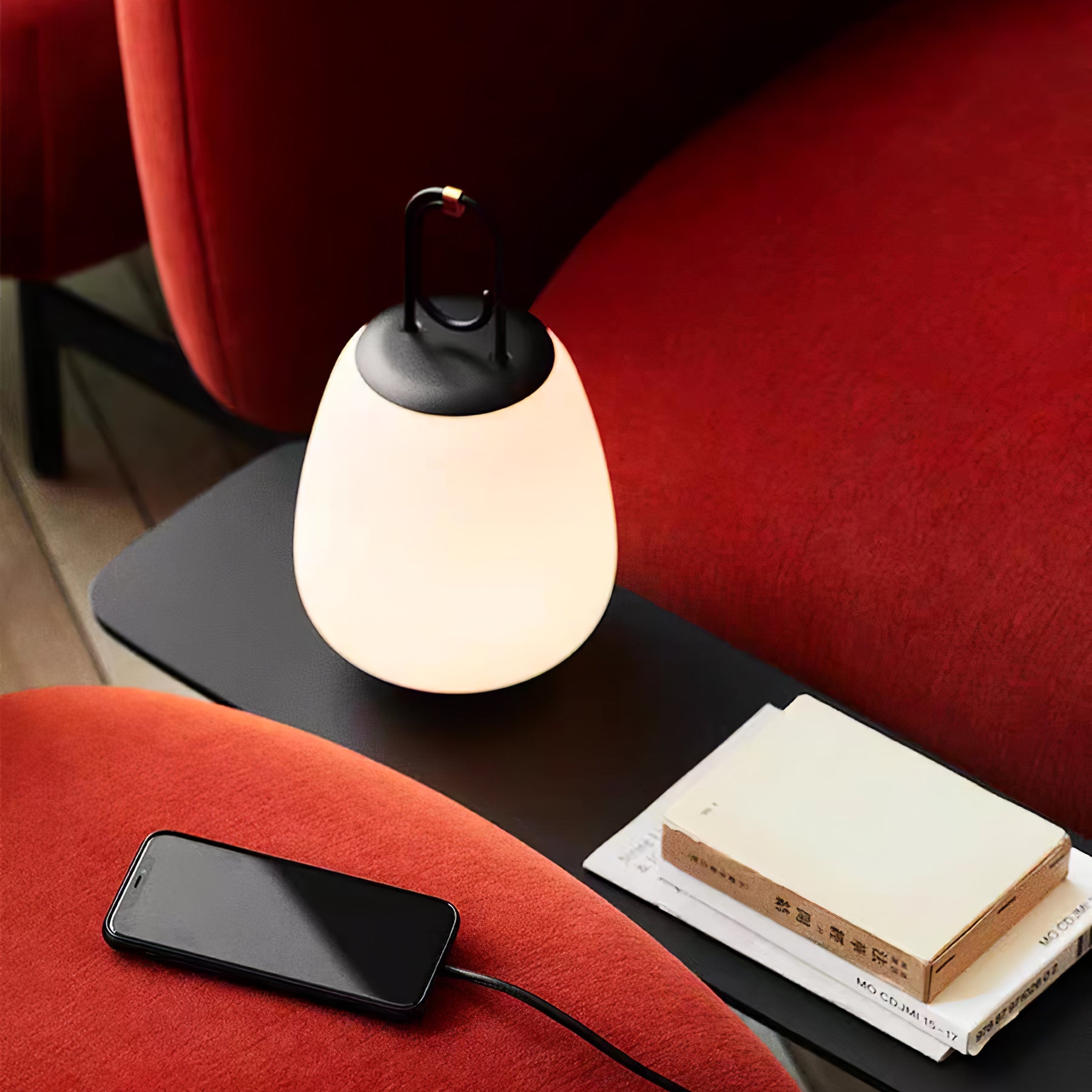 VintageGlow Lantern - Wireless Table Lamp with Luxury Design