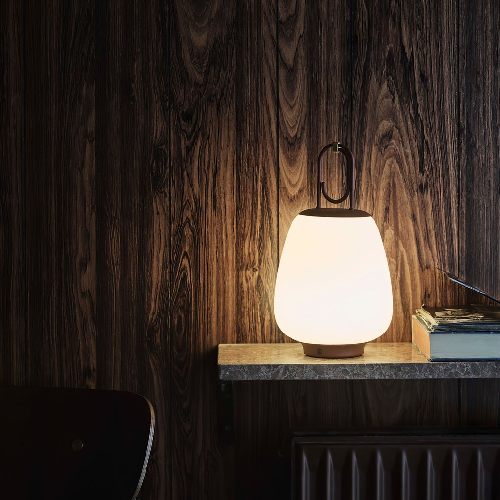 VintageGlow Lantern - Wireless Table Lamp with Luxury Design