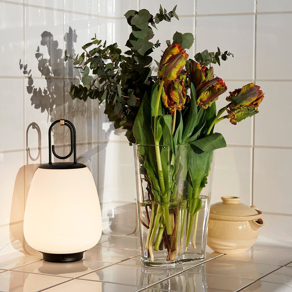 VintageGlow Lantern - Wireless Table Lamp with Luxury Design