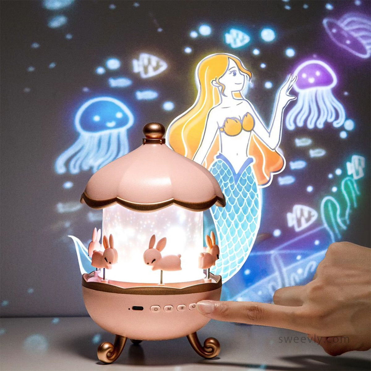 DreamLite - Enchanting Soothing Projector for Bedroom