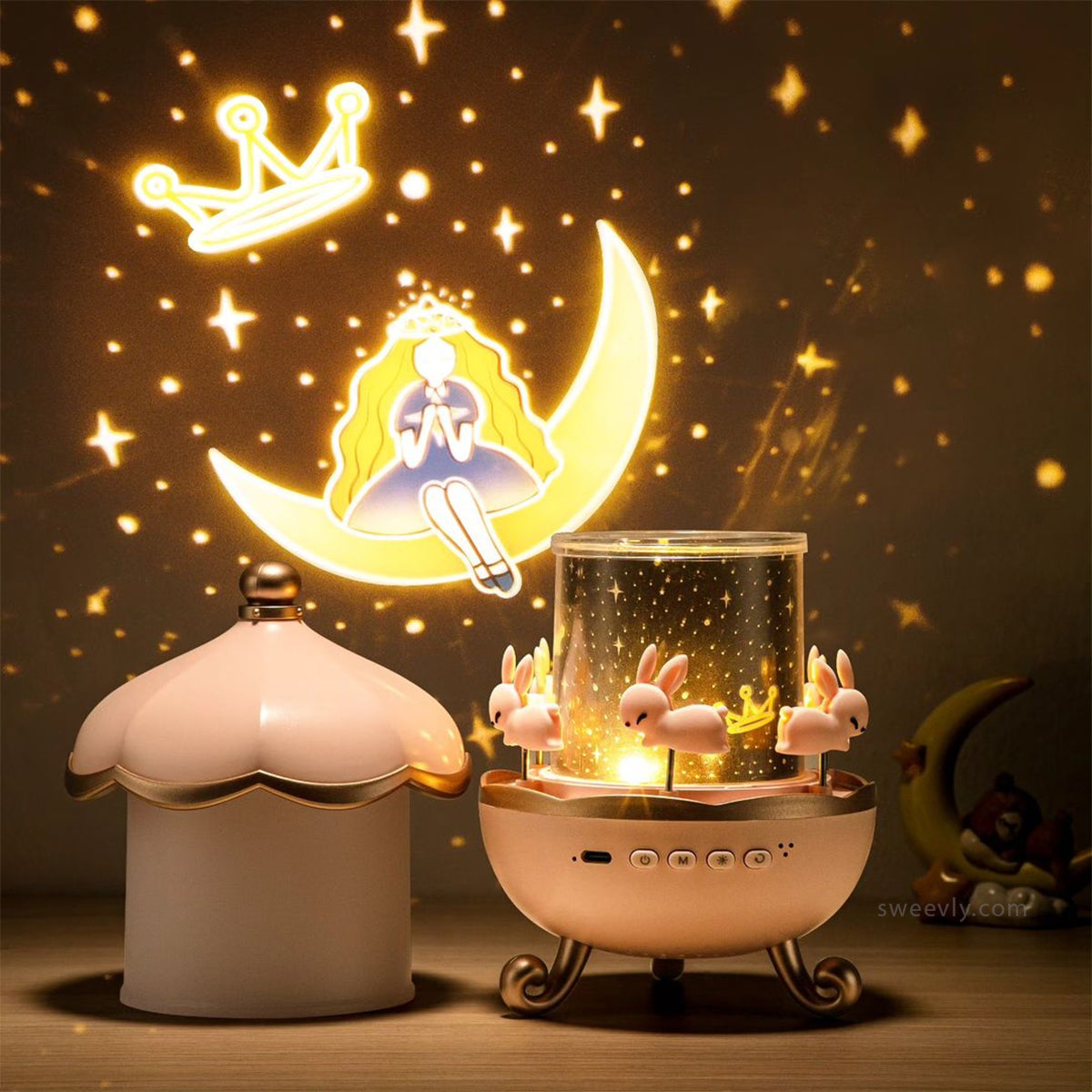 DreamLite - Enchanting Soothing Projector for Bedroom