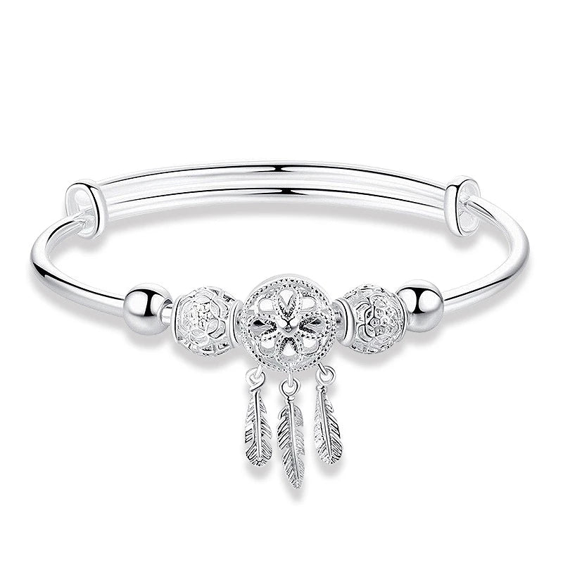 Adjustable 925 Silver Dreamcatcher Bracelet - Lisa's Enchantment
