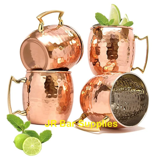 ChillCopper – Set of Hammered Copper Mugs