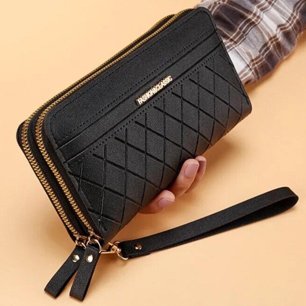 SleekWallet – Stylish Quilted Wallet
