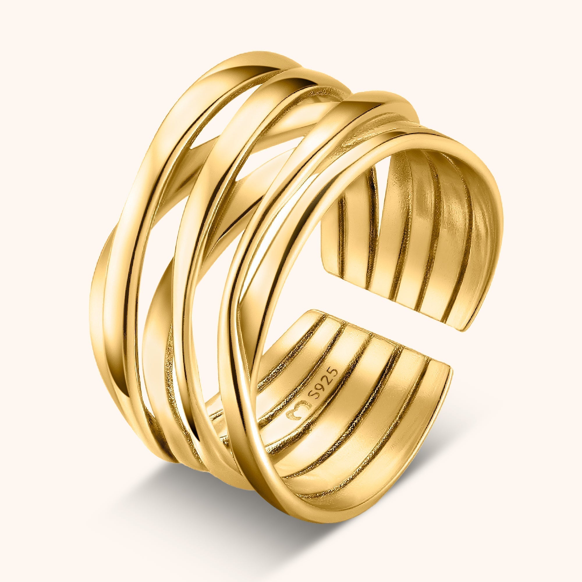 Elegant Branch Ring - Nora